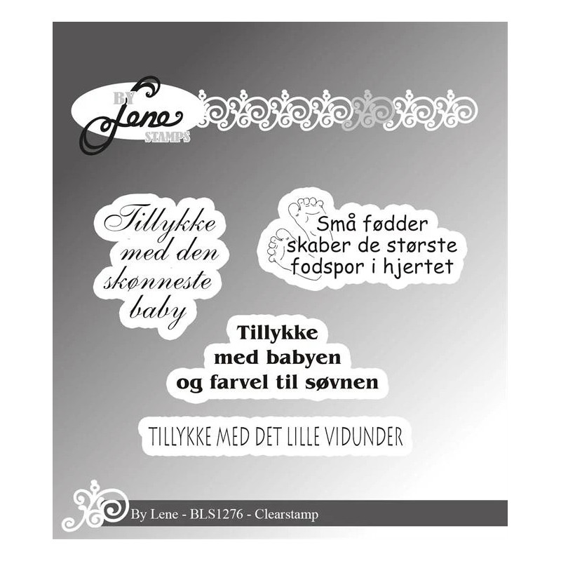 By Lene - Stempel - Danske Tekster - BLS1276
