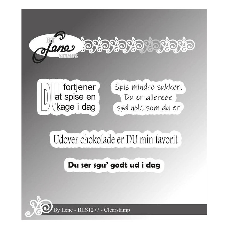 By Lene - Stempel - Danske Tekster - BLS1277