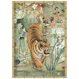 Stamperia - Mini Rice Paper A6 - Oriental Garden - DFSA6X08