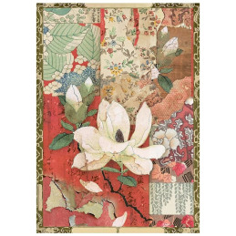 Stamperia - Mini Rice Paper A6 - Oriental Garden - DFSA6X08