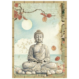 Stamperia - Mini Rice Paper A6 - Oriental Garden - DFSA6X08