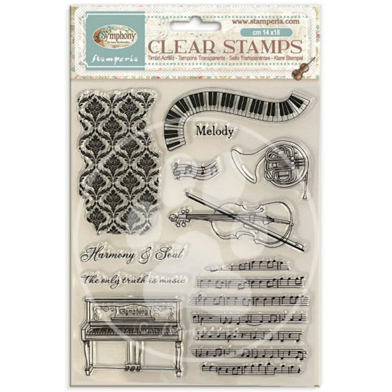 Stamperia - Clear Stamp - Symphony - WTK243