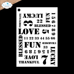 Elizabeth Craft Designs - Stencils - Art Journal Specials - Journal Stencils 11