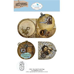 Elizabeth Craft Designs - Art Journal Specials - Rounded Pocket Page