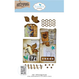 Elizabeth Craft Designs - Art Journal Specials - Off The Edge Pocket