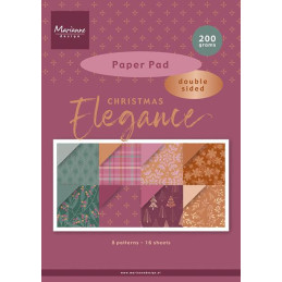 Marianne Design - Papirblok A4 - Christmas Elegance - PK9223
