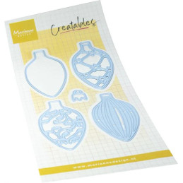 Marianne Design - Christmas Baubles (Oval) - LR0968
