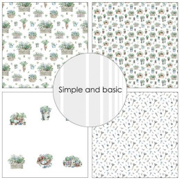 Simple And Basic - Papirpakke 15x15 - Gardening - SBP569