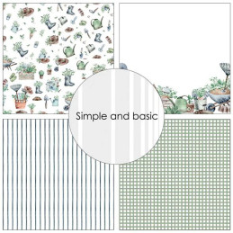 Simple And Basic - Papirpakke 30.5x30.5 - Gardening - SBP769