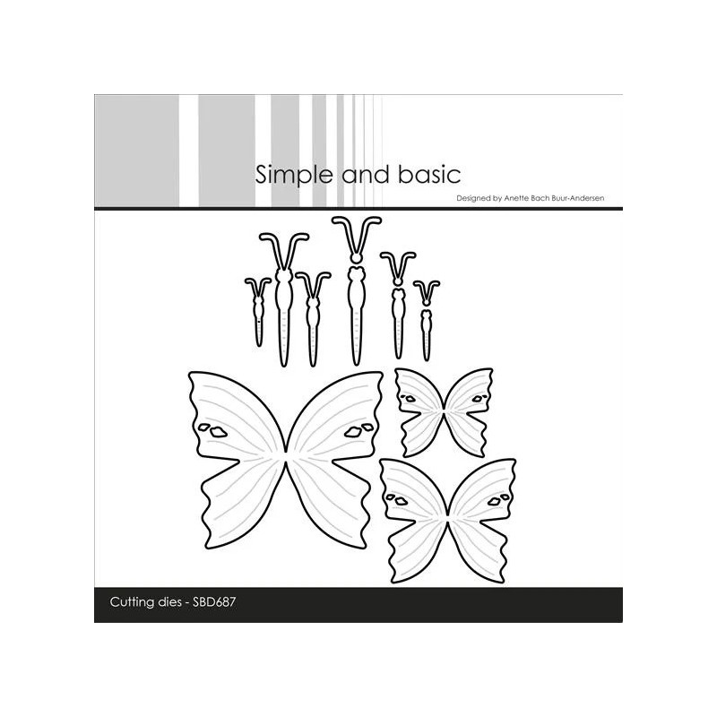 Simple And Basic - Butterflies - SBD687