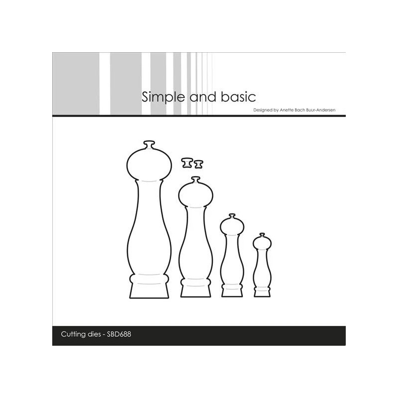 Simple And Basic - Salt And Pepper Mills - SBD688