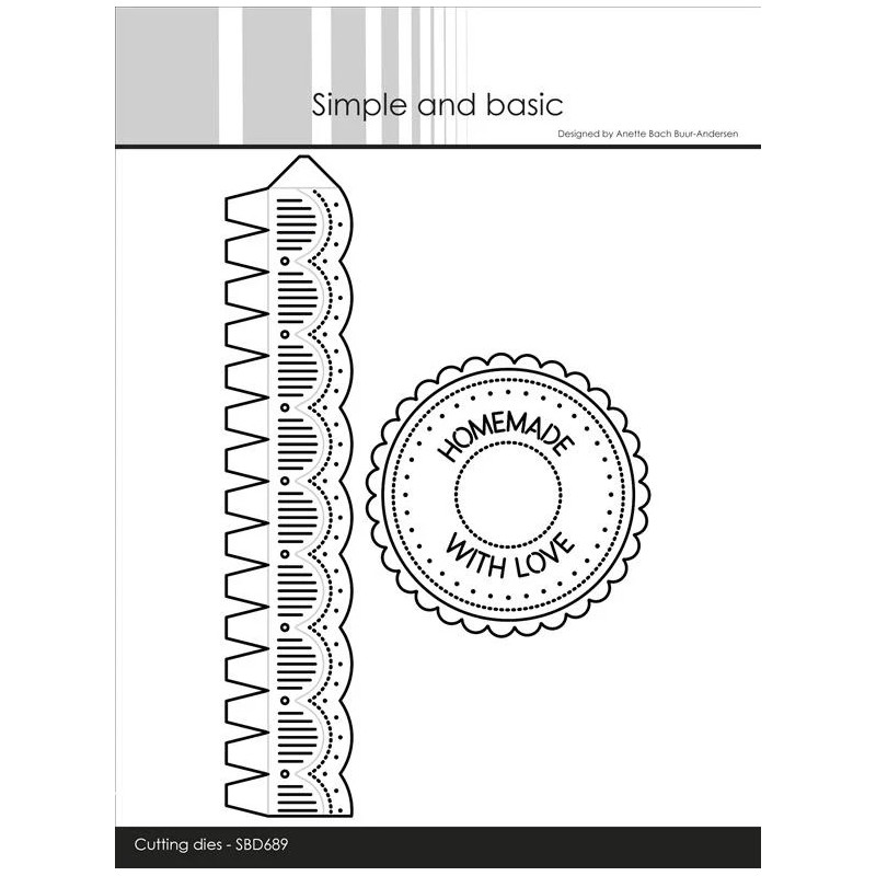 Simple And Basic - Border And Top For Jar - SBD689