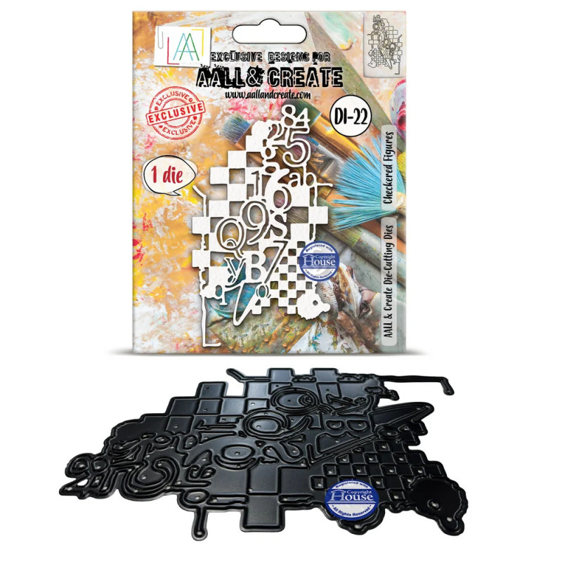 AALL And Create - Cell Figures - Checkered Figures - AALL-DI-022