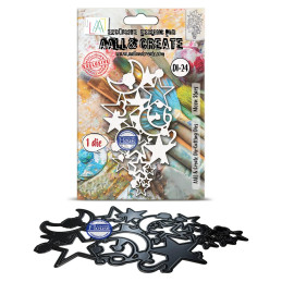 AALL And Create - Cell Figures - Moon Stars - AALL-DI-024