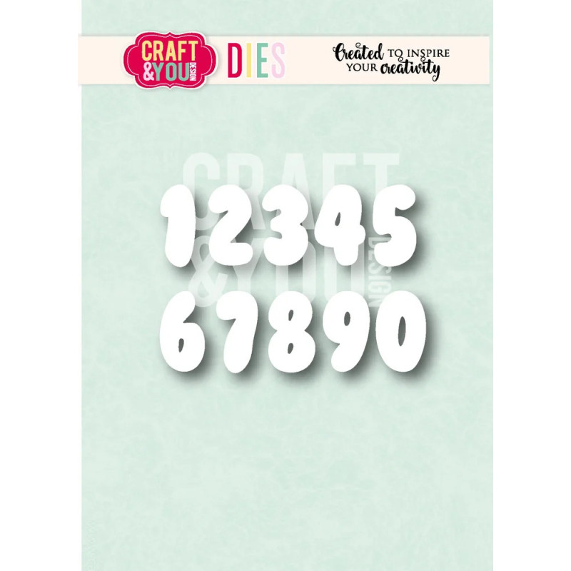 Craft & You - Bubble Numbers - CW416