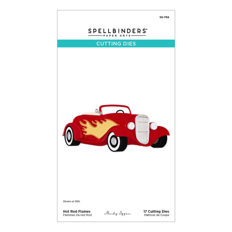 Spellbinders - Classic Road Legends 2.0 - Hot Rod Flames - S5-759