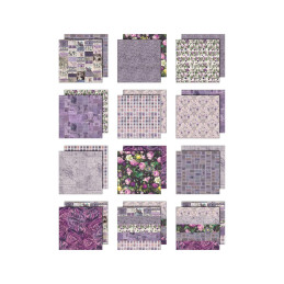 Idea-Ology - Tim Holtz - Palette Collection 8x8 - Purple - TH94478