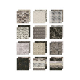 Idea-Ology - Tim Holtz - Palette Collection 8x8 - Charcoal - TH94479