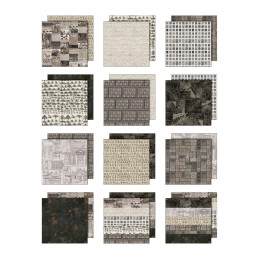 Idea-Ology - Tim Holtz - Palette Collection 12x12 - Charcoal - TH94465