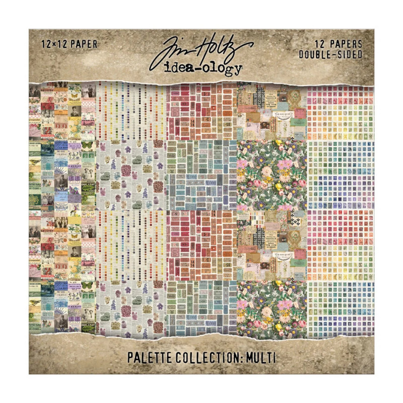 Idea-Ology - Tim Holtz - Palette Collection 12x12 - Multi - TH94466