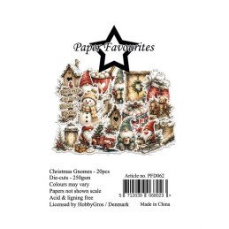 Paper Favourites - Die Cuts - Christmas Gnomes - PFD062