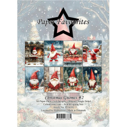 Paper Favourites - Papirpakke A6 - Christmas Gnomes 2 - PFA630