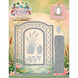 Berries Beauties - Joyful Hoppers - River Scene Window - BBD10120