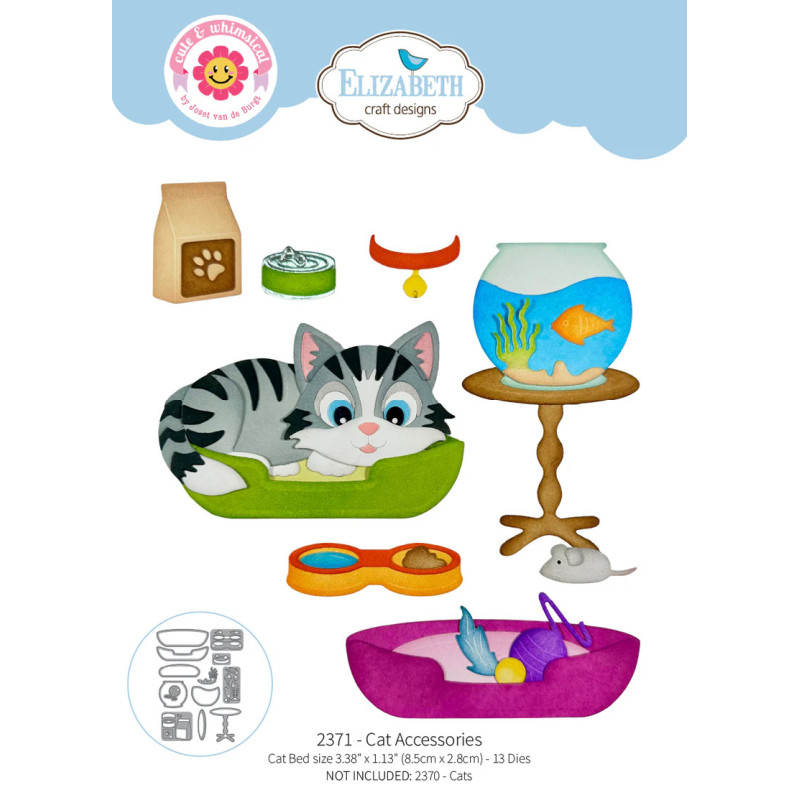 Elizabeth Craft Designs - Cute & Whimsical - Cat Accessories