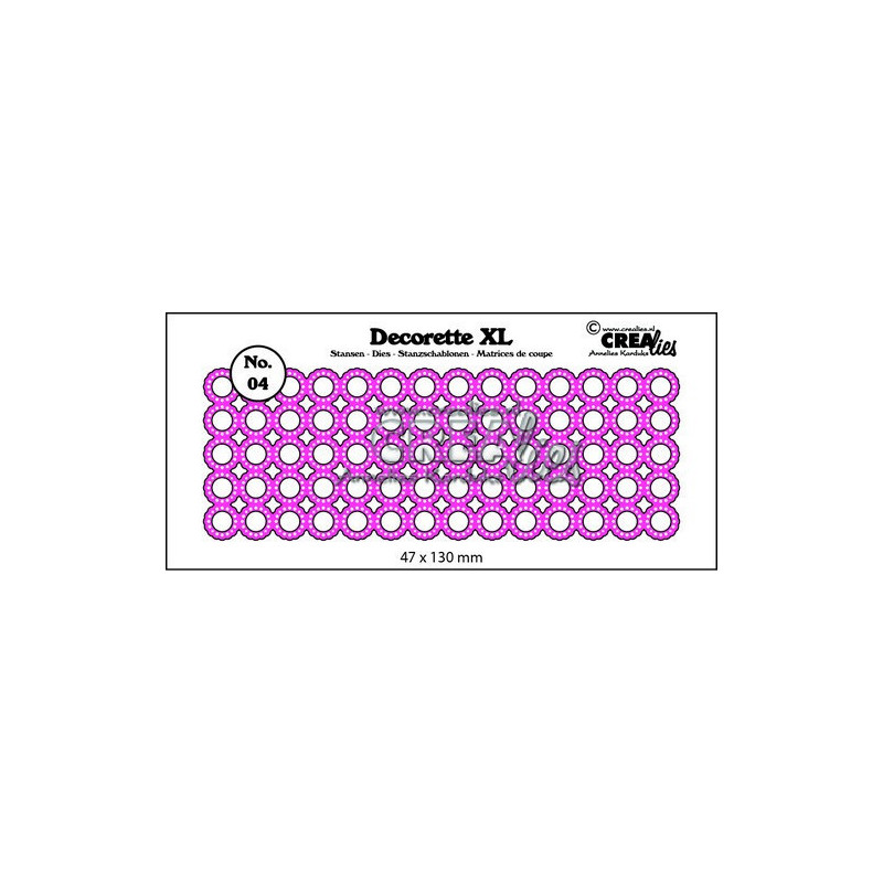 CREAlies - Decorette XL No. 04 - Circles With Dots - CLDRXL04