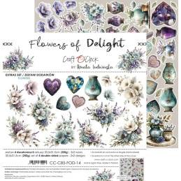 Craft O'Clock - Extras Set - Flowers Of Delight - Flowers - CC-C85-FOD-14