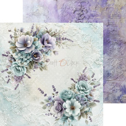 Craft O'Clock - Papirpakke 20x20 - Flowers Of Delight - Mix - CC-C85-FOD-09