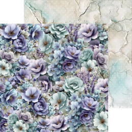 Craft O'Clock - Papirpakke 20x20 - Flowers Of Delight - Mix - CC-C85-FOD-09