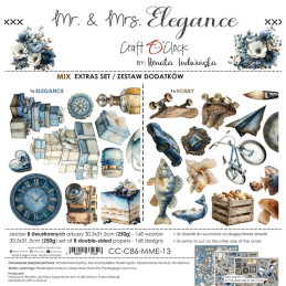 Craft O'Clock - Extras Set - Mr. & Mrs. Elegance - Mix - CC-C86-MME-13