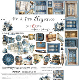 Craft O'Clock - Extras Set - Mr. & Mrs. Elegance - Mix - CC-C86-MME-13