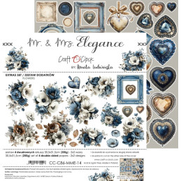 Craft O'Clock - Extras Set - Mr. & Mrs. Elegance - Flowers - CC-C86-MME-14