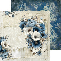 Craft O'Clock - Papirpakke 20x20 - Mr. & Mrs. Elegance - Mix - CC-C86-MME-09