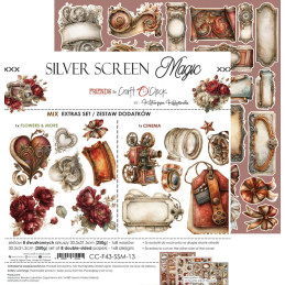 Craft O'Clock - Extras Set - Silver Screen Magic - Mix - CC-F43-SSM-13