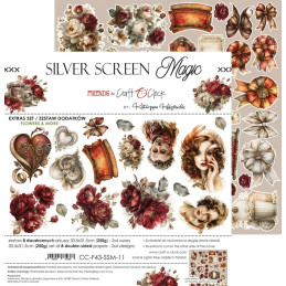 Craft O'Clock - Extras Set - Silver Screen Magic - Mix - CC-F43-SSM-13