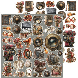 Craft O'Clock - Extras Set - Silver Screen Magic - Mix - CC-F43-SSM-13