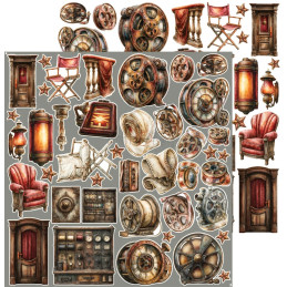Craft O'Clock - Extras Set - Silver Screen Magic - Mix - CC-F43-SSM-13