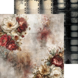 Craft O'Clock - Papirpakke 15x15 - Silver Screen Magic - CC-F43-SSM-10
