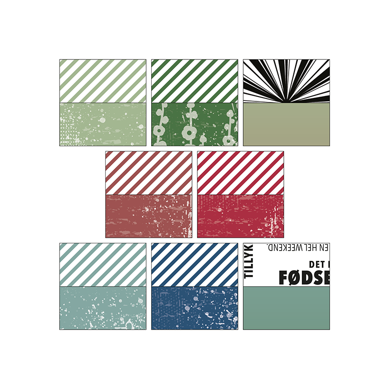 Design5 - Papirpakke A5 - WildGarden - D502133P