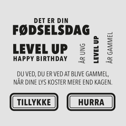 Design5 - Stempel - Det Er Din Fødselsdag - D500249C