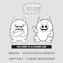 Design5 - Stempel - Woohoo Monstre - D500252C