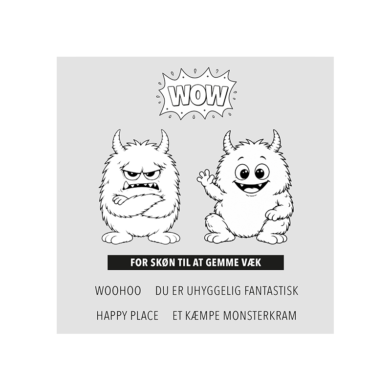 Design5 - Stempel - Woohoo Monstre - D500252C