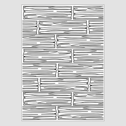 Design5 - A6 Baggrundsdie Rå Planker - D500313D