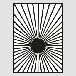 Design5 - A6 Baggrundsdie Magiske Stråler - D500314D