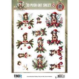 Pushout - Berries Beauties - Fairy Christmas - Christmas Fairy - SB11150