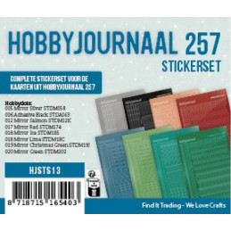 Hobbyjournaal Stickerset 257