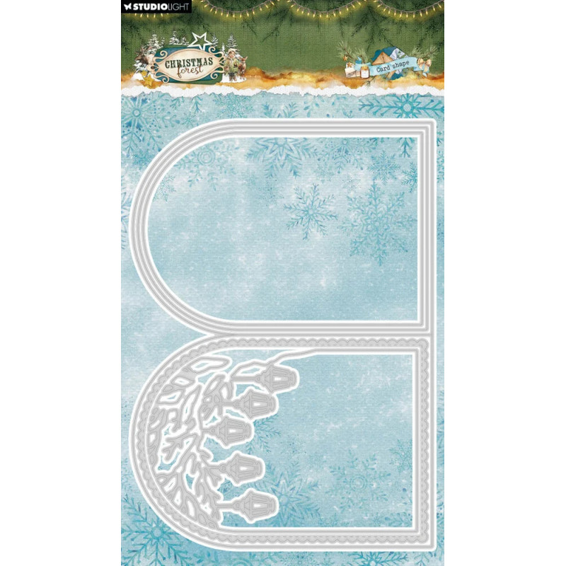 Studio Light - Christmas Forest - Card Shape - SL-CF-CD1111